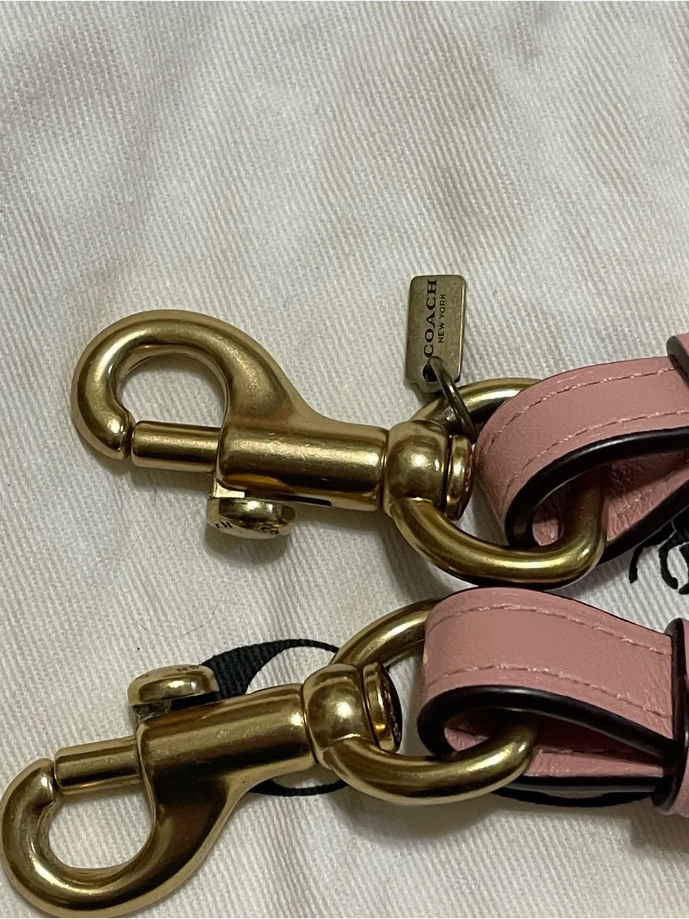 Coach Tea Rose Strap Pink